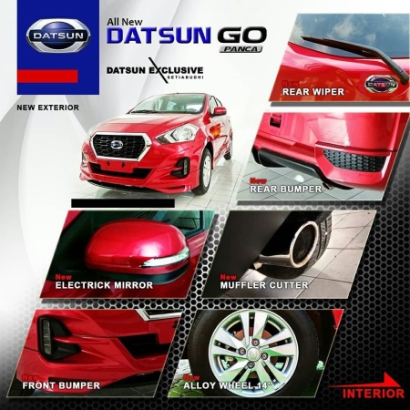 Beberapa fitur eksterior baru New Datsun Go